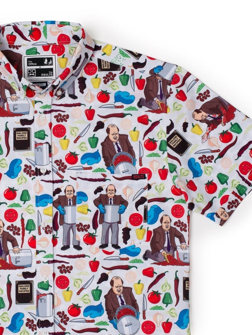 RSVLTS The Office Kevin’s Famous Chili KUNUFLEX Short Sleeve Shirt (M2)